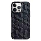 For iPhone 12 Pro Max Honeycomb Edged TPU Phone Case(Black) - 1