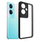 For OPPO K11 / OnePlus Nord CE3 Frosted TPU + Transparent PC Phone Case(Black) - 1