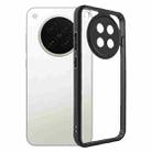 For OPPO Find X8s Frosted TPU + Transparent PC Phone Case(Black) - 1