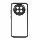 For OPPO Find X8s Frosted TPU + Transparent PC Phone Case(Black) - 2