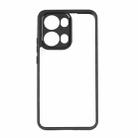 For OPPO Reno13 Pro Global Frosted TPU + Transparent PC Phone Case(Black) - 2