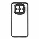 For OPPO F29 5G Frosted TPU + Transparent PC Phone Case(Black) - 2