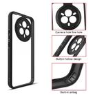 For Realme 14 Pro+ Frosted TPU + Transparent PC Phone Case(Black) - 3