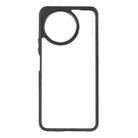 For vivo Y38 5G / T3x / Y200i Frosted TPU + Transparent PC Phone Case(Black) - 2