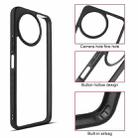 For vivo Y38 5G / T3x / Y200i Frosted TPU + Transparent PC Phone Case(Black) - 3