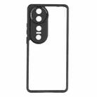 For vivo S19 Frosted TPU + Transparent PC Phone Case(Black) - 2