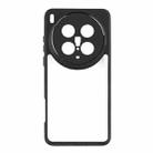 For vivo X200 Ultra Frosted TPU + Transparent PC Phone Case(Black) - 2