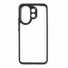 For vivo S30 Frosted TPU + Transparent PC Phone Case(Black) - 2