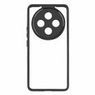 For vivo Y300 Pro Frosted TPU + Transparent PC Phone Case(Black) - 2