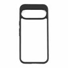 For Google Pixel 10 / 10 Pro Frosted TPU + Transparent PC Phone Case(Black) - 2