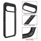 For Google Pixel 10 / 10 Pro Frosted TPU + Transparent PC Phone Case(Black) - 3
