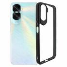 For Honor X50i / 90 Lite Frosted TPU + Transparent PC Phone Case(Black) - 1