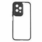 For Honor 200 Lite Global Frosted TPU + Transparent PC Phone Case(Black) - 2