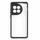 For OnePlus Ace 2 Pro Frosted TPU + Transparent PC Phone Case(Black) - 2