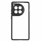 For OnePlus Ace 3 / 12R Frosted TPU + Transparent PC Phone Case(Black) - 2