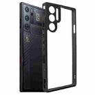 For ZTE nubia Red Magic 9 Pro / 9 Pro+ Frosted TPU + Transparent PC Phone Case(Black) - 1