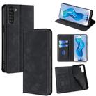 For ZTE nubia S 5G A403ZT Skin Feel Magnetic Leather Phone Case(Black) - 1