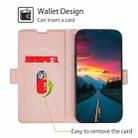 For vivo V30e 5G Global Ultra-thin Voltage Side Buckle Horizontal Flip Leather Phone Case(Rose Gold) - 3