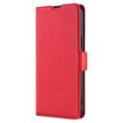 For vivo Y28 4G Ultra-thin Voltage Side Buckle Horizontal Flip Leather Phone Case(Red) - 2