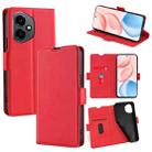 For Honor 400 Global 156.5mm Ultra-thin Voltage Side Buckle Horizontal Flip Leather Phone Case(Red) - 1