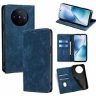 For vivo X200s 5G RFID Anti-theft Brush Magnetic Leather Phone Case(Blue) - 1