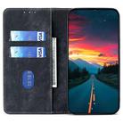 For Honor X50 5G RFID Anti-theft Brush Magnetic Leather Phone Case(Black) - 3