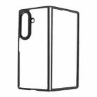 For Samsung Galaxy Z Fold7 Frosted TPU + Transparent PC Phone Case(Black) - 2