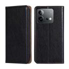 For vivo iQOO Neo 8 / 8 Pro 5G Gloss Oil Solid Color Magnetic Leather Phone Case(Black) - 1