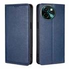 For vivo Y38 5G / T3x Global Gloss Oil Solid Color Magnetic Leather Phone Case(Blue) - 1