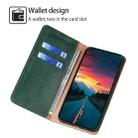 For vivo X100s Gloss Oil Solid Color Magnetic Leather Phone Case(Green) - 3