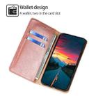 For vivo Y28 4G Gloss Oil Solid Color Magnetic Leather Phone Case(Rose Gold) - 3