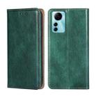 For ZTE Blabe V41 Smart 4G Gloss Oil Solid Color Magnetic Leather Phone Case(Green) - 1