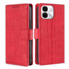 For vivo iQOO Z9x 5G Skin Feel Crocodile Magnetic Clasp Leather Phone Case(Red) - 1