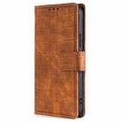 For vivo V50 5G Skin Feel Crocodile Magnetic Clasp Leather Phone Case(Brown) - 2