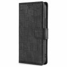 For vivo Y29 4G Global Skin Feel Crocodile Magnetic Clasp Leather Phone Case(Black) - 2