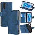 For ZTE nubia S 5G A403ZT Skin Feel Crocodile Magnetic Clasp Leather Phone Case(Blue) - 1