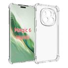 For Honor Magic6 5G Shockproof Non-slip Thickening TPU Phone Case(Transparent) - 1