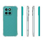 For Honor X8c 4G Shockproof Non-slip Thickening TPU Phone Case(Transparent) - 2