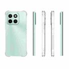 For Honor X6c 4G Shockproof Non-slip Thickening TPU Phone Case(Transparent) - 2