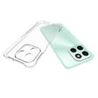 For Honor X6c 4G Shockproof Non-slip Thickening TPU Phone Case(Transparent) - 3