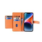 For vivo Y27 4G Lite Sheep Texture Cross-body Zipper Wallet Leather Phone Case(Orange) - 3