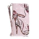 For iPhone SE 2024 3D Colored Horizontal Flip Leather Phone Case(Butterfly High-heeled) - 2