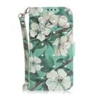 For iPhone 16 3D Colored Horizontal Flip Leather Phone Case(Watercolor Flower) - 2