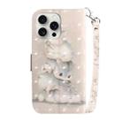 For iPhone 16 Pro 3D Colored Horizontal Flip Leather Phone Case(Squirrels) - 3