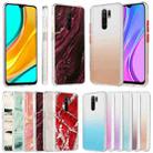 For Xiaomi Redmi 9 2pcs Gradient Marble Phone Case(Random Color Delivery) - 1