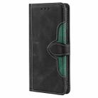 For vivo V50 Lite 5G Skin Feel Magnetic Buckle Leather Phone Case(Black) - 2