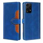 For Honor 200 Lite 5G Global Skin Feel Magnetic Buckle Leather Phone Case(Blue) - 1