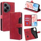For Honor 400 Pro Global 160.8mm Skin Feel Magnetic Buckle Leather Phone Case(Red) - 1