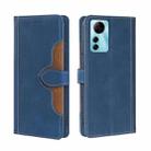 For ZTE Blabe V41 Smart 4G Skin Feel Magnetic Buckle Leather Phone Case(Blue) - 1