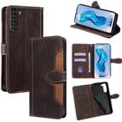 For ZTE nubia S 5G A403ZT Skin Feel Magnetic Buckle Leather Phone Case(Brown) - 1